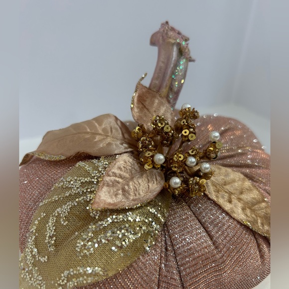 “Cheerfulness” Glitter Pumpkin Home Decor - Picture 4 of 5